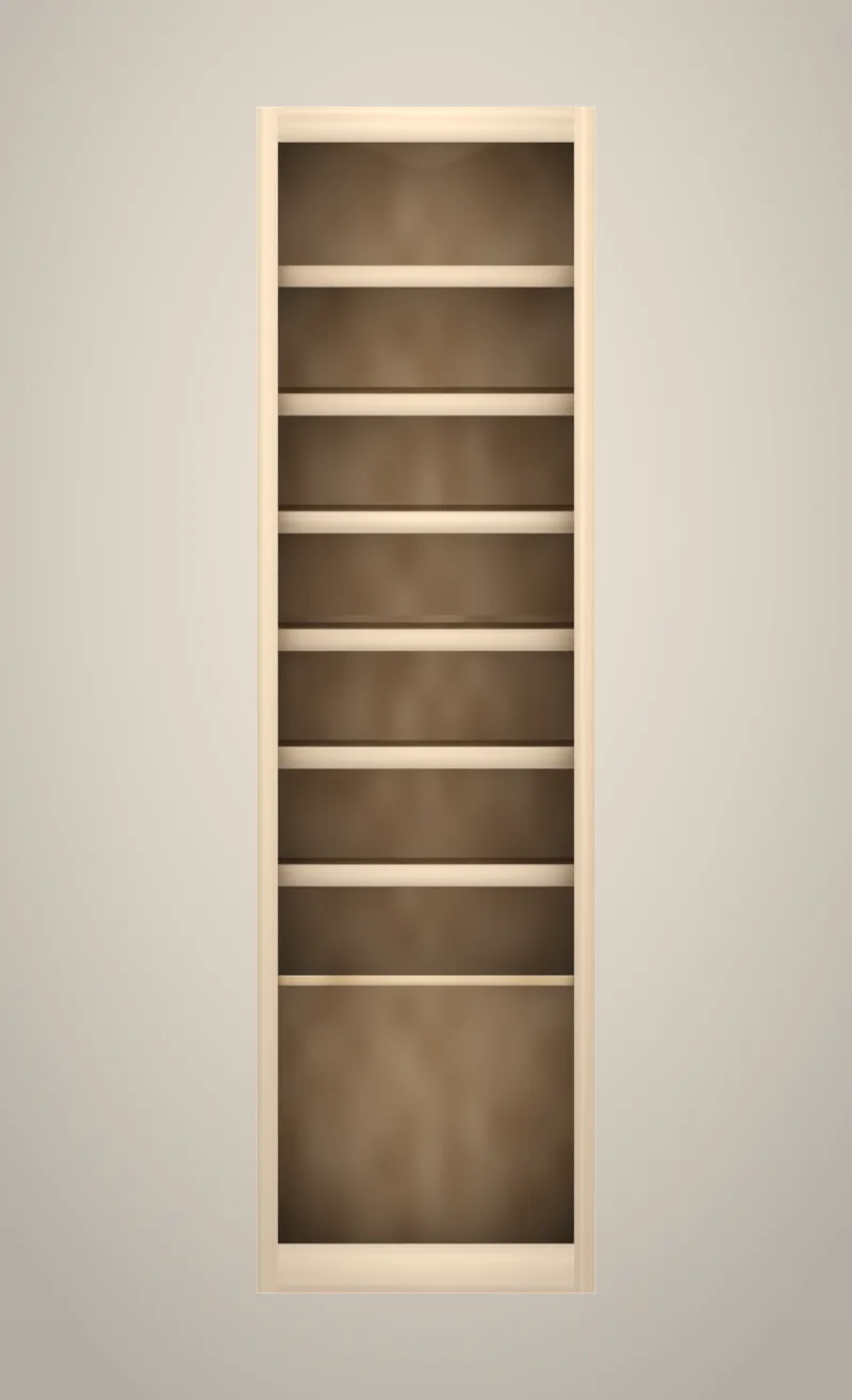 24" Brushhollow closet tower 16" deep Flat unfinished front