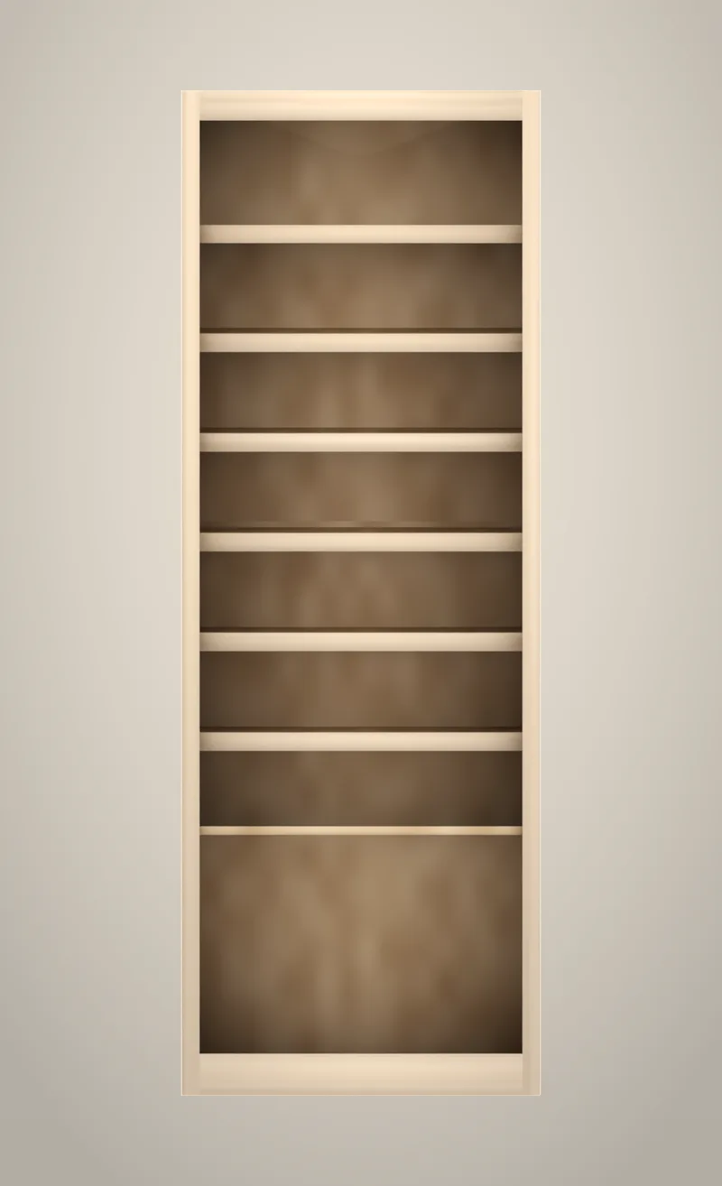 30" Brushhollow closet tower 16" deep Flat unfinished front